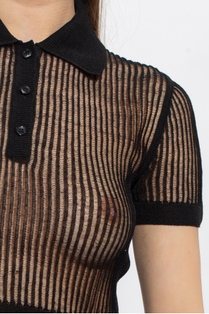 Yves Saint Laurent Pre-Owned 2000s Einreihiges Sakko Blau - Black  Transparent crop top Saint Laurent - SchaferandweinerShops SX